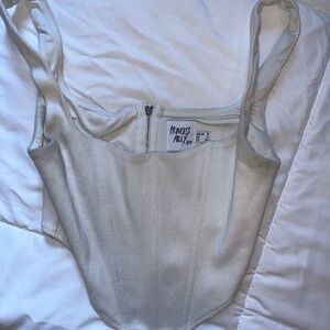 PRINCESS POLLY BUSTIER TOP WHITE